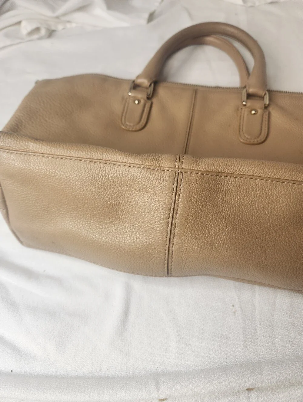Cole Haan tan leather bag